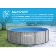 Bazén Marimex Florida 3,66x1,22 m se zabudovaným skimmerem - motiv ŠEDÉ DŘEVO