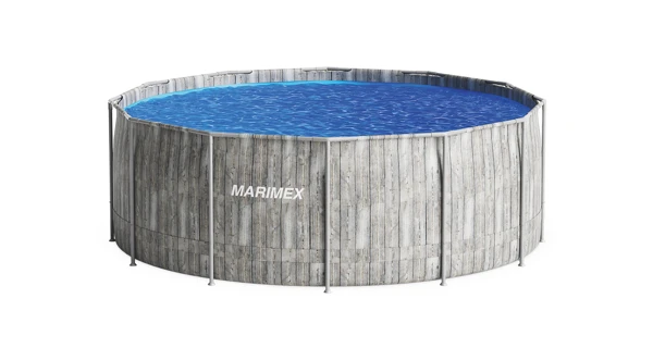 Bazén Marimex Florida 3,66x1,22 m se zabudovaným skimmerem - motiv ŠEDÉ DŘEVO (poškozený obal)