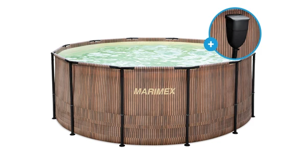 Bazén Marimex Florida 3,66x1,22 m se zabudovaným skimmerem - motiv TEAK (model 2025)