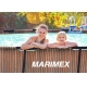 Bazén Marimex Florida 3,66x1,22 m se zabudovaným skimmerem - motiv TEAK (Poškozený obal)