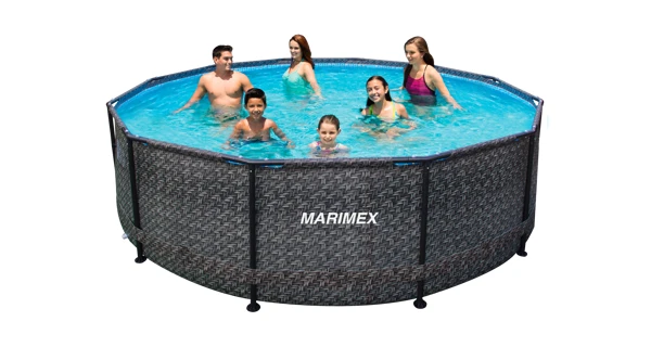 Bazén Marimex Florida 4,57x1,32 m s pískovou filtrací - motiv RATAN