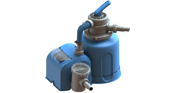 Bazén Marimex Florida 4,57x1,32 m s pískovou filtrací - motiv RATAN