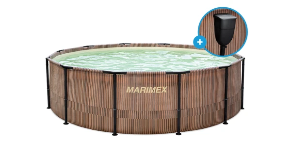 Bazén Marimex Florida 4,57x1,32 m se zabudovaným skimmerem - motiv TEAK (poškozený obal)