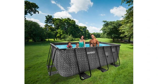 Bazén Marimex Florida Premium 2,15x4,00x1,22 m s pískovou filtrací a příslušenstvím - motiv RATAN