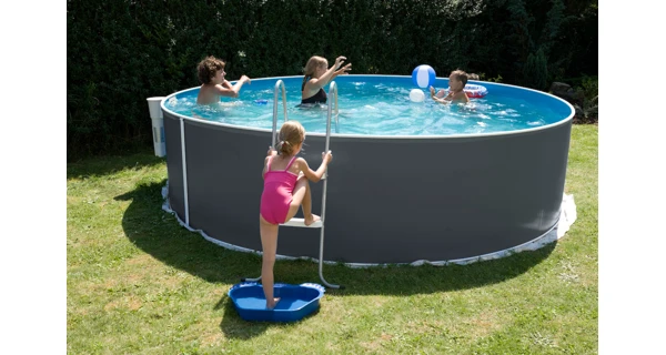 Bazén Marimex Orlando 3,05x0,91 m s příslušenstvím - motiv šedý