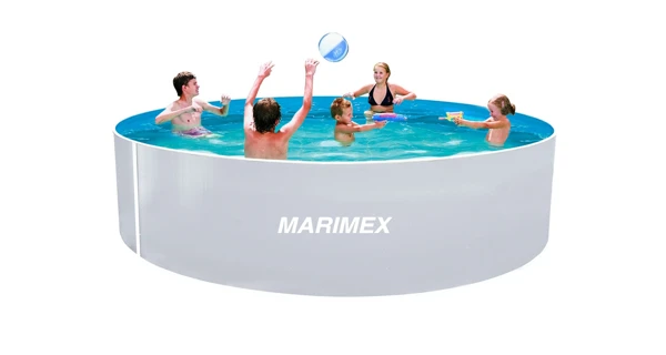 Bazén Marimex Orlando 3,66x0,91 m s pískovou filtrací a příslušenstvím - motiv bílý