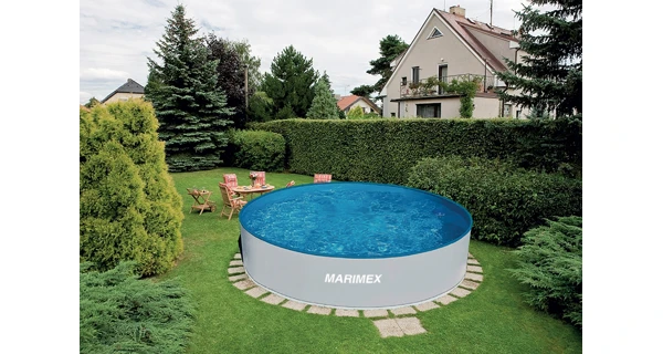 Bazén Marimex Orlando 3,66x0,91 m s pískovou filtrací a příslušenstvím - motiv bílý