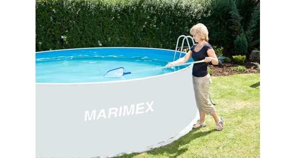 Bazén Marimex Orlando 3,66x0,91 m s pískovou filtrací a příslušenstvím - motiv bílý