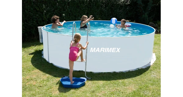 Bazén Marimex Orlando 3,66x0,91 m s pískovou filtrací a příslušenstvím - motiv bílý