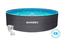 Bazén Marimex Orlando 3,66x1,07 m s příslušenstvím - motiv RATAN