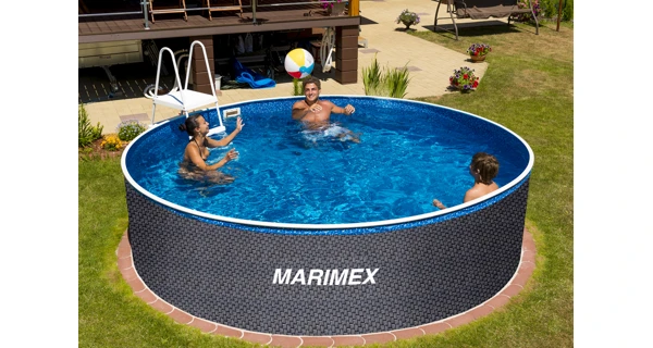 Bazén Marimex Orlando 3,66x1,22 m bez příslušenství - motiv RATAN (poškozený obal)