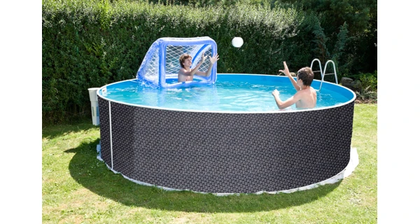 Bazén Marimex Orlando 3,66x1,22 m s pískovou filtrací a příslušenstvím - motiv RATAN