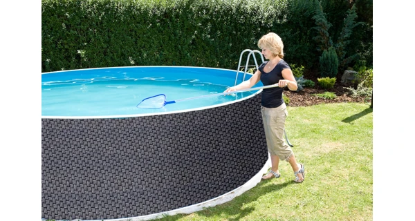 Bazén Marimex Orlando 3,66x1,22 m s pískovou filtrací a příslušenstvím - motiv RATAN