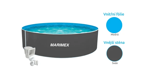 Bazén Marimex Orlando 4,57x1,07 m s příslušenstvím (poškozený obal)