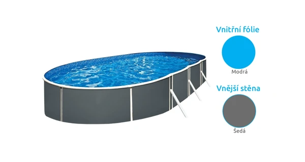 Bazén Marimex Orlando Premium DL 3,66x7,32x1,22 m s pískovou filtrací a příslušenstvím
