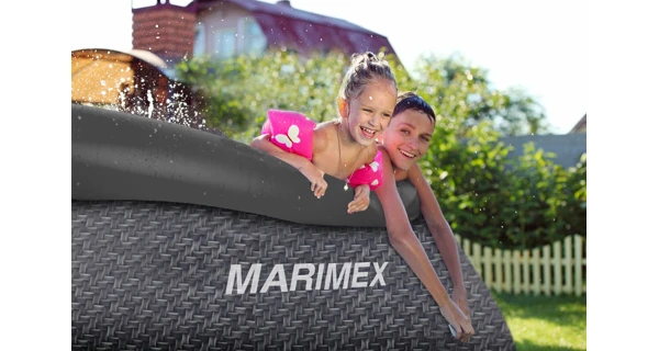 Bazén Marimex Tampa 3,66x0,91 m bez příslušenství - motiv RATAN (poškozený obal)