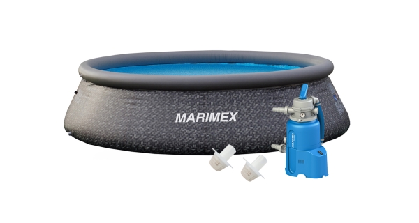 Bazén Marimex Tampa 3,66x0,91 m s pískovou filtrací - motiv RATAN