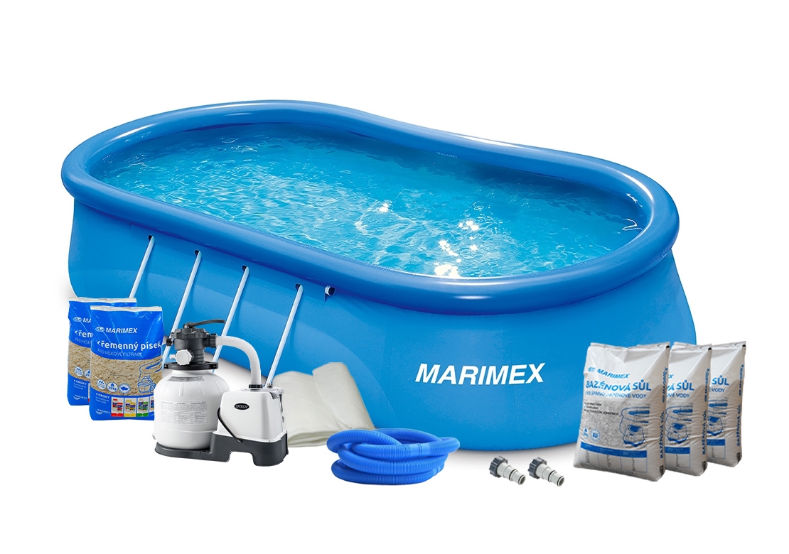 Marimex | Bazén Marimex Tampa ovál 5,49x3,05x1,07 m s pískovou filtrací | 19900190
