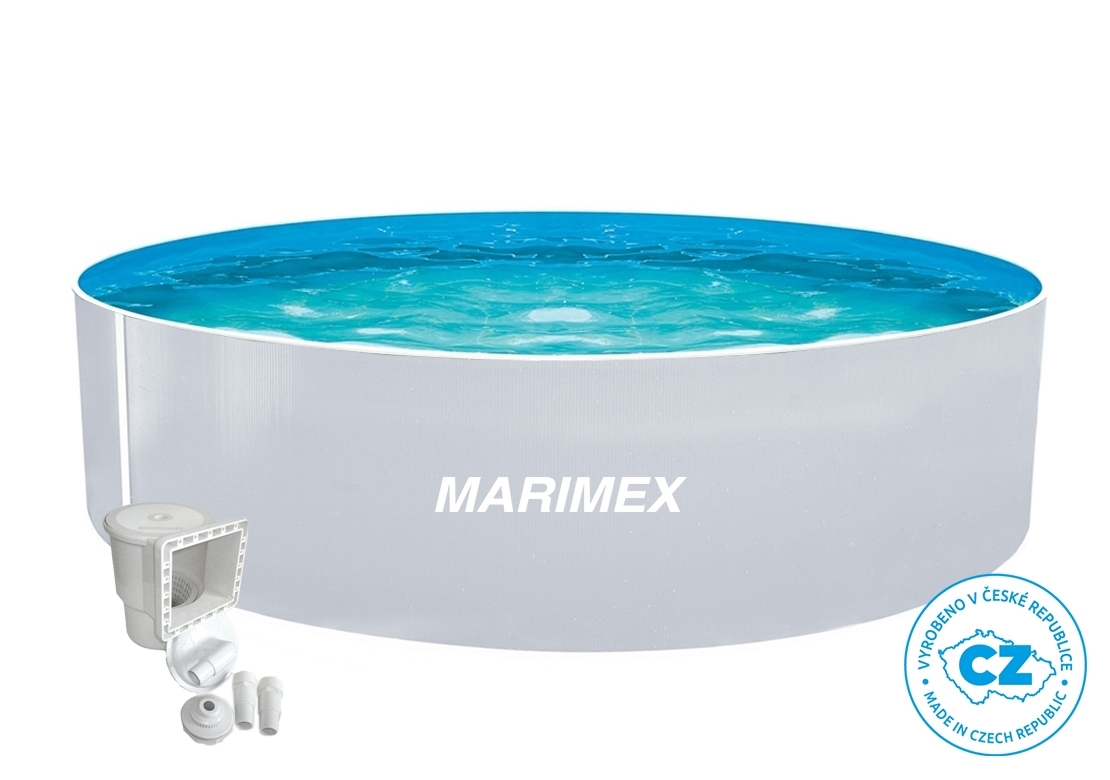 Marimex | Bazén Orlando 3,66x0,91 m s příslušenstvím - motiv bilý | 10340216
