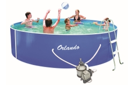 Bazén Orlando 3,66x0,91m  s pískovou filtrací Sand 4