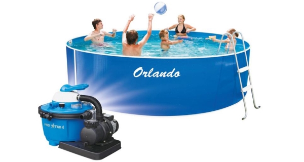 Bazén Orlando 4,57x1,07 m s pískovou filtrací ProStar 4