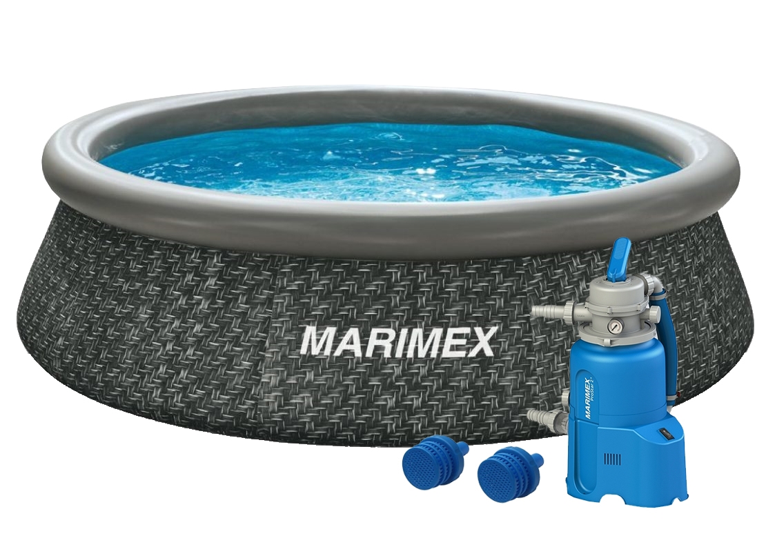 Marimex Bazén Tampa 3,05x0,76 m s pískovou filtrací - motiv RATAN - 19900110