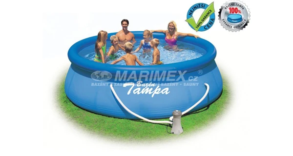 Bazén Tampa 3,66x0,84 m s kartušovou filtrací