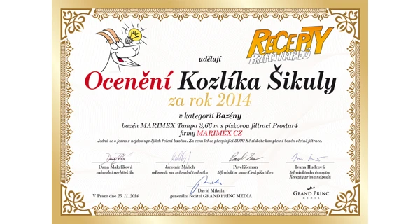 Bazén Tampa 3,66x0,91 m s pískovou filtrací