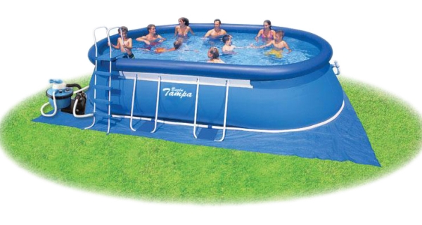 Bazén Tampa ovál 3,05x5,49x1,07 m s pískovou filtrací ProStar 6
