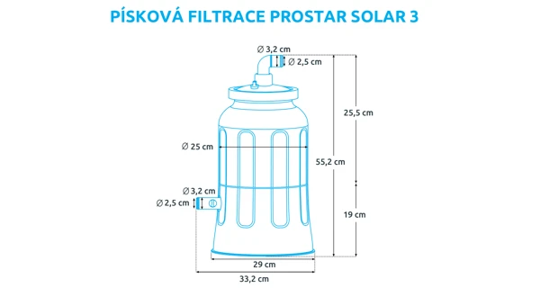 Bazénová filtrace ProStar Solar 3
