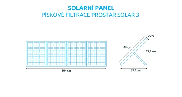 Bazénová filtrace ProStar Solar 3