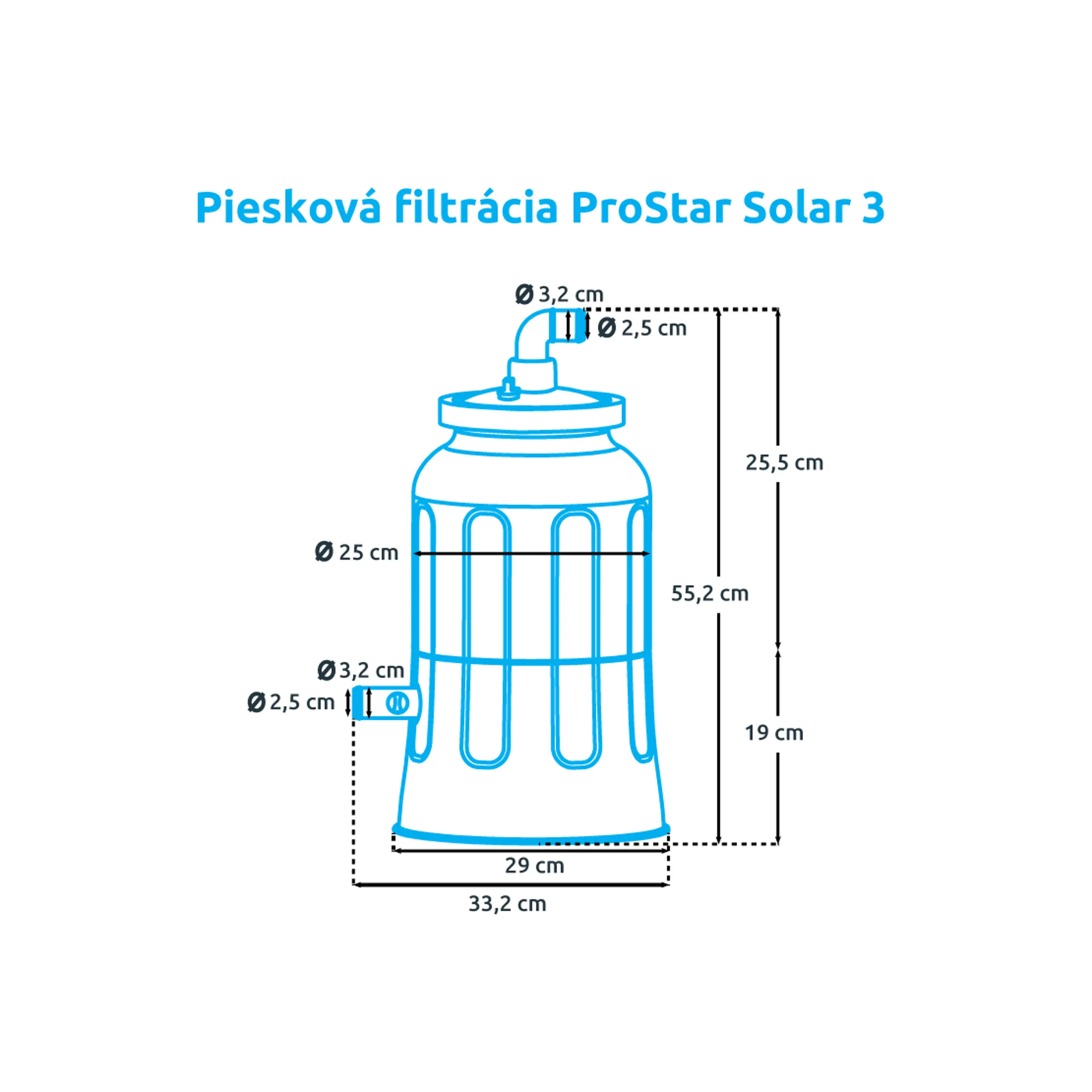 Marimex | Bazénová filtrace ProStar Solar 3 | 10604350 Obrázek
