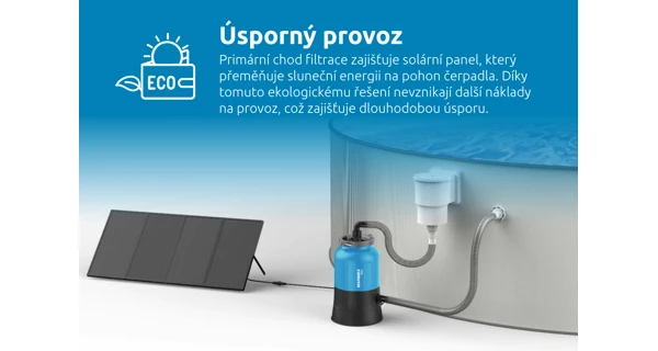 Bazénová filtrace ProStar Solar 3 (poškozený obal)
