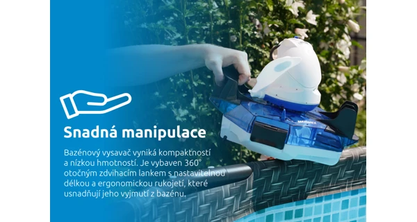 Bazénový robotický vysavač Marimex SupraVac Hudson (poškozený obal)