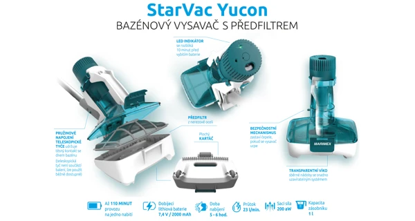 Bazénový vysavač Marimex StarVac Yucon