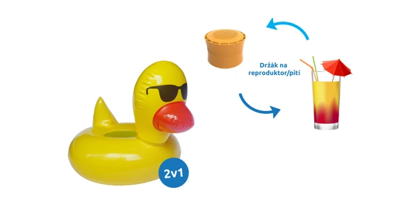 Bezdrátový plovoucí reproduktor