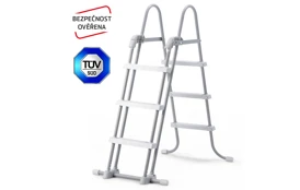 Bezpečnostní schůdky k bazénům - výška stěny do 1,07 m (poškozený obal)