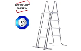 Bezpečnostní schůdky k bazénům - výška stěny do 1,22 m