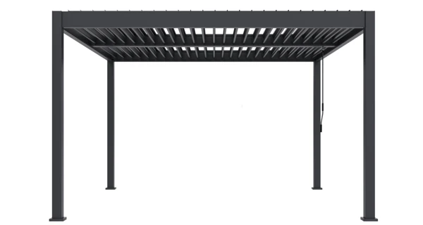 Bioklimatická pergola INTRO DUO 4x4 m, hliník - volně stojící