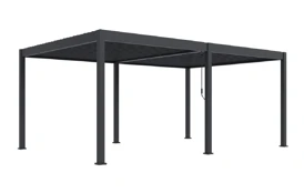 Bioklimatická pergola INTRO DUO 6x4 m, hliník - volně stojící