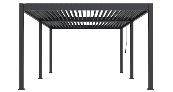 Bioklimatická pergola INTRO DUO 6x4 m, hliník - volně stojící