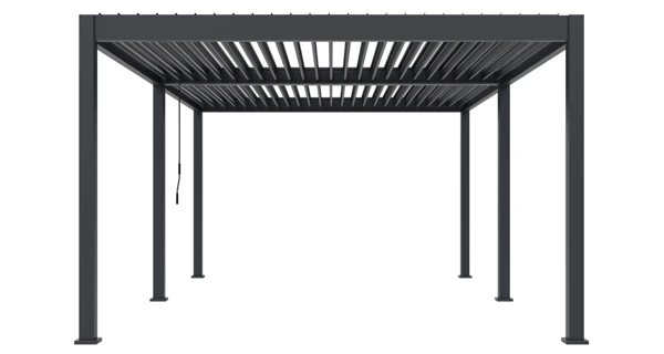 Bioklimatická pergola INTRO DUO 6x4 m, hliník - volně stojící
