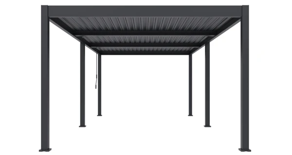Bioklimatická pergola INTRO DUO 7,2x3,6 m, hliník - volně stojící