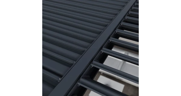 Bioklimatická pergola INTRO DUO 8x4 m, hliník - volně stojící