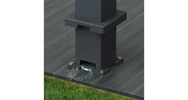 Bioklimatická pergola INTRO DUO 8x4 m, hliník - volně stojící