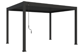 Bioklimatická pergola INTRO NEO 4x3 m, hliník - volně stojící