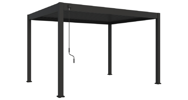 Bioklimatická pergola INTRO NEO 4x3 m, hliník - volně stojící