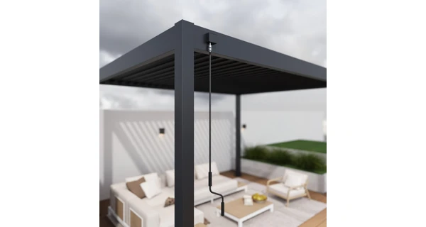 Bioklimatická pergola INTRO NEO 4x3 m, hliník - volně stojící