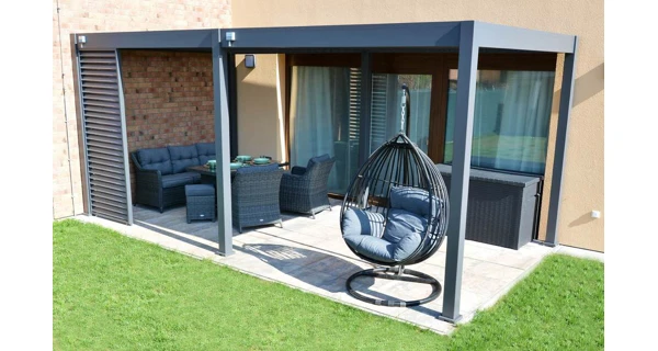 Bioklimatická pergola INTRO NEO 4x3 m, hliník - volně stojící