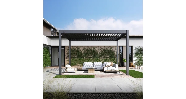 Bioklimatická pergola INTRO NEO 4x3 m, hliník - volně stojící